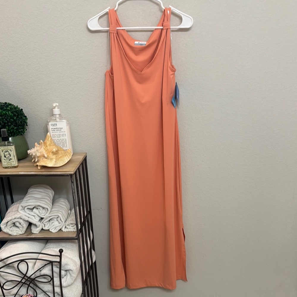 Columbia Sportswear Elegant Coral Sleeveless Maxi Dress